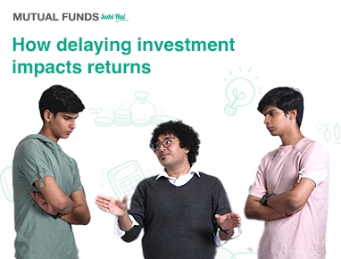Cost of delay/impact of compounding in Mutual Funds