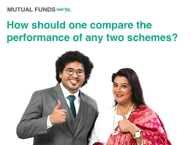 How should one compare the performance of any two schemes