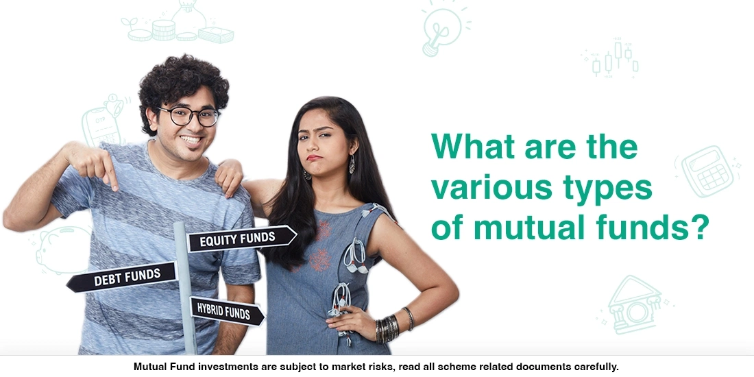 What are the various types of mutual funds?